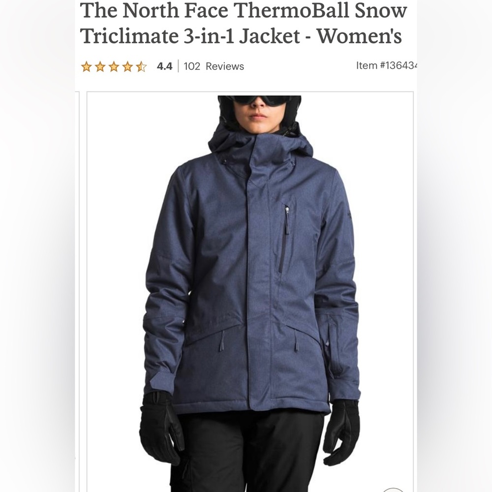 Women’s Thermoball Snow Climate 3-in-1 Jacket in Flag Blue Heather Color